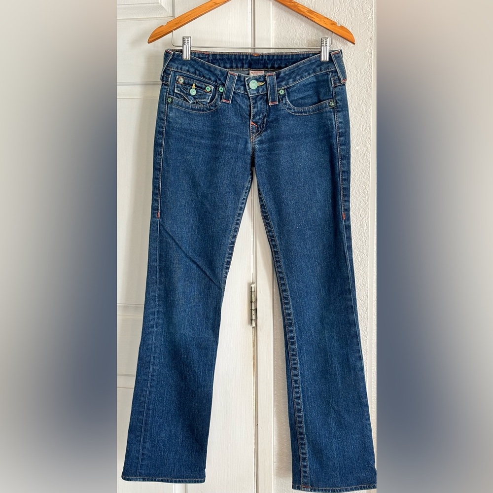 Women’s True Religion Low Rise BootCut  Jeans Size 28